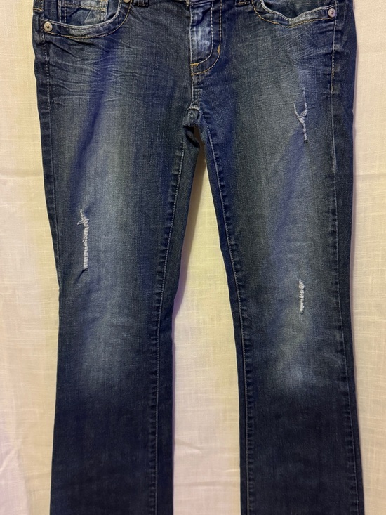 Guess Denim - GUESS Los Angeles Bootcut Jeans Women’s 29 Medium Wash Distressed Stretch